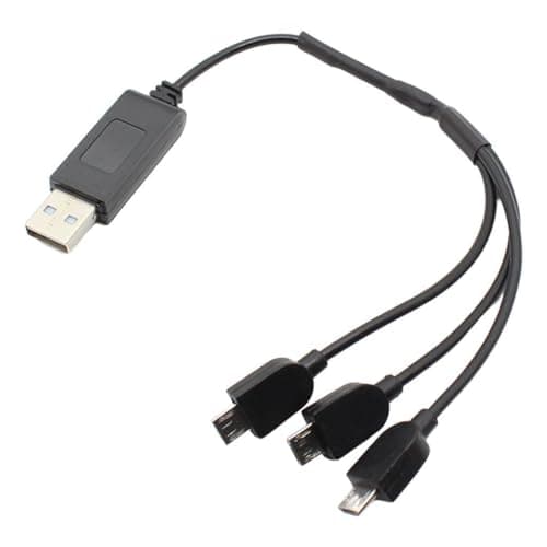 KIXZSAZ RC Model Car Airplane Balance Charger RC Toys USB Charging Cable With Portable Charging USB Charger Can Charge 3 Batteries At Same Time. Light Weight And Portable To Carry. And Durability In
