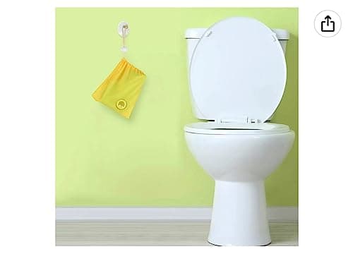 PandaEar Toilet Seat Cover | Folding Travel Toilet Seat for Children and Potty Training | Portable Silicone Toilet Seat for Toddlers, Boys & Girls with Non-Slip Silicone Pads -Grey Bear — view 5