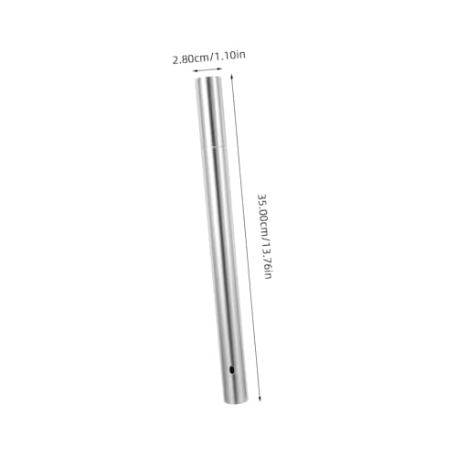 DIYEAH Portable Document Storage Tube for Birth Certificates Diplomas Important Papers Metal Organizer with Cylinder Design for Home Office Use — view 2