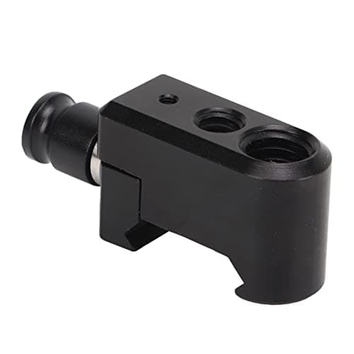 Denash NATO Rail Clamp, 1/4 3/8 Screw Hole, Portable Quick Release Aluminum Alloy NATO Clamp for Camera Cage for Vlog Shooting — view 5