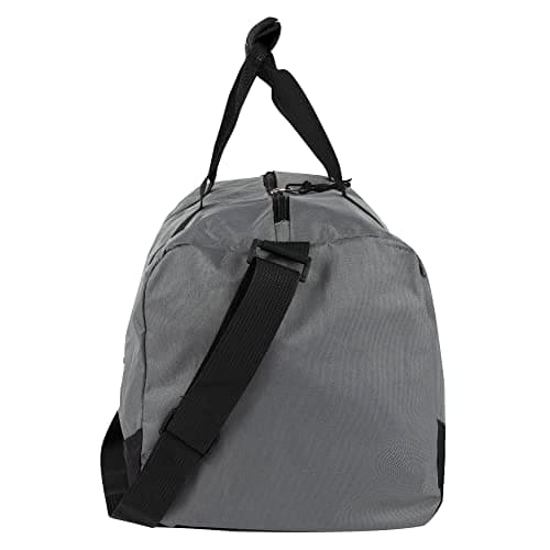 Trail maker 30 Liter, 17 Inch Canvas Duffle Bags for Men and Women -Travel Weekender Overnight Carry-On Shoulder Duffel Tote Bags (Grey) — view 4