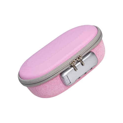 2 Compact Travel Security Case with Combination Protective for Valuables Privacy Defense Locks Box with Combination Locks — view 4