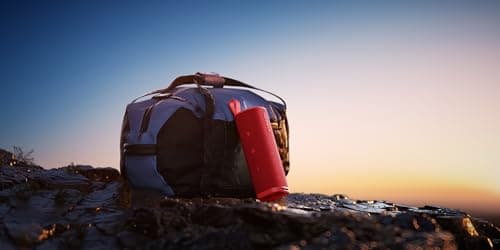 XIAOMI Sound Outdoor Portable Bluetooth Speaker, 30W Powerful Stereo Sound, 12 Hours Playtime, IP67 Waterproof and Dustproof, TWS Pairing, Wireless, Outdoor and Travel - Red — view 5