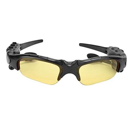 Pissente Bluetooth 5.0 Solar Powered Sunglasses Headset, 93g (Yellow) — view 2