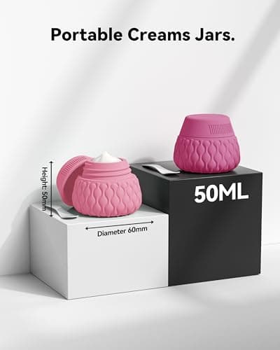 Silicone Travel Bottles & Containers Set for Shampoo and Conditioner — view 4