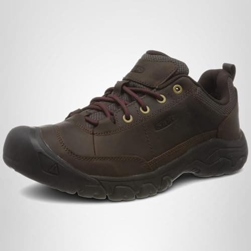 KEEN Men's Targhee 3 Oxford Casual Hiking Shoes, Dark Earth/Mulch, 9.5 — view 6