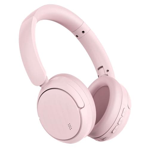 MMWOWARTS Bluetooth Headphones with Active Noise Cancelling (ANC), Wireless Over Ear Bluetooth Headsets with 35H Playtime, HiFi Stereo Foldable Headphones with Foam Ear Cups for Sports, Travel