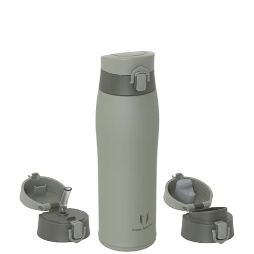 Super Sparrow Water Bottle Stainless Steel 18/8 - Travel Mug - 750ml - Insulated Metal Water Bottle - BPA Free - Leakproof Drinks Bottle — view 2