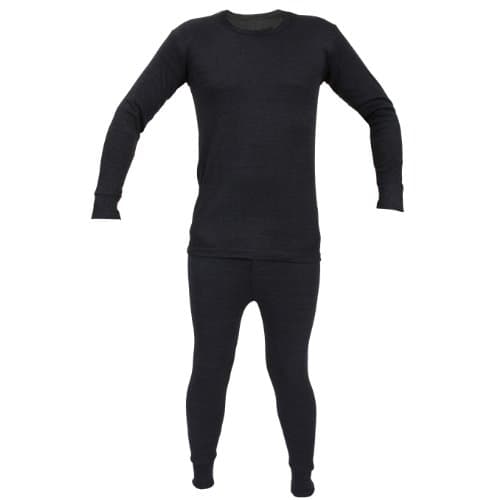 Kids Thermal Winter Warm Underwear Set Long John Bottom and Long Sleeve Top Size:Age 2-3 Years (Unisex Boy Girl Children) Colour:Charcoal Grey