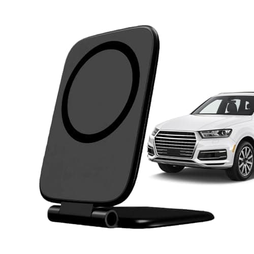 Magnet Phone Mount – Ultra Thin 2.28x2.56x3.35 Inches | Adjustable Non Slip Magnetic Phone Stand Portable Desk And Car Holder | Strong Grip Foldable Mobile Mount For Navigation Streaming And D