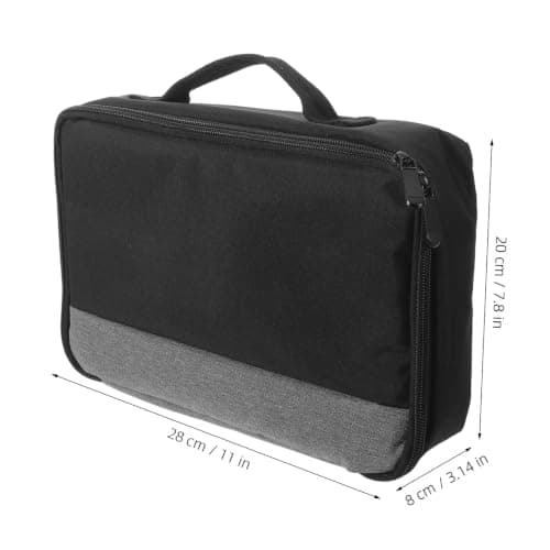 Kisangel Projector Case, Projector Carrying Case with Compartment & Handle — view 2