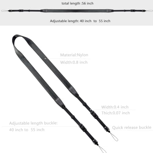 YMTHamaz3 Camera Neck Strap/Thin Camera Strap or Binoculars Strap — view 5