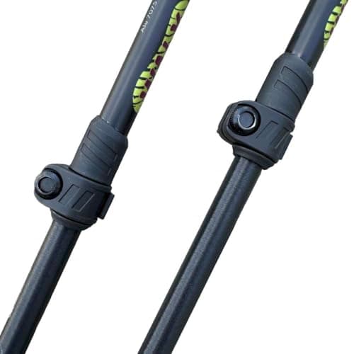 WALX R-Evolution Nordic Walking Poles, Compact 3-Part Travel Poles, Lightweight & Durable, Made by Fizan — view 3