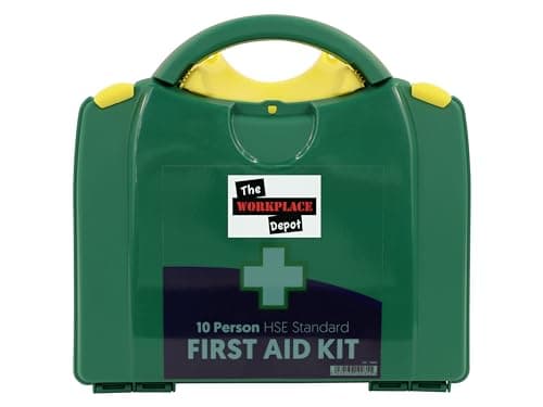 The Workplace Depot Statutory First Aid Kit, 10 Person, HSE Compliant