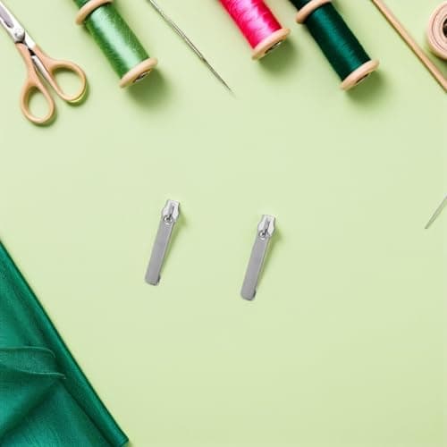 TOYANDONA 100pcs Metal Zipper Pull Replacement Detachable Luggage Suitcase Zipper Clasp Repair Tab Fixer for Travel Bag — view 5