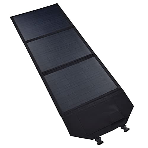 Fafeicy Portable Foldable Solar Charger, 60W Monocrystalline Panel — view 3