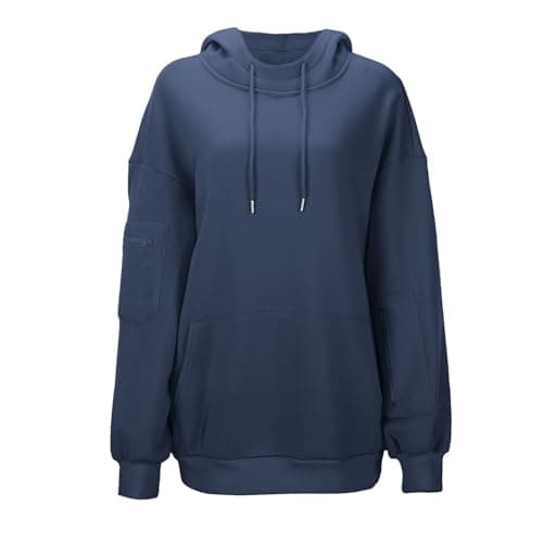 Hoodie With Eye Mask Built in,Oversized Airplane Mode Travel Hoodies with Hidden Pockets Pullover Hooded Sweatshirt Autumn Winter Thermal Fleece Sweatshirts for Adults Travel Daily Leisure — view 5