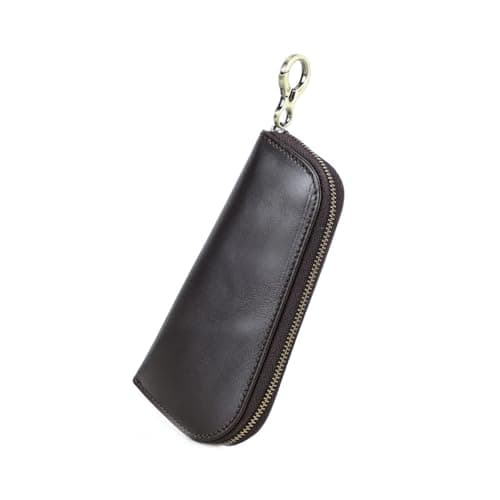 OSNIYAW Genuine Leather Manicure Set Travel Case with Keyring — view 5