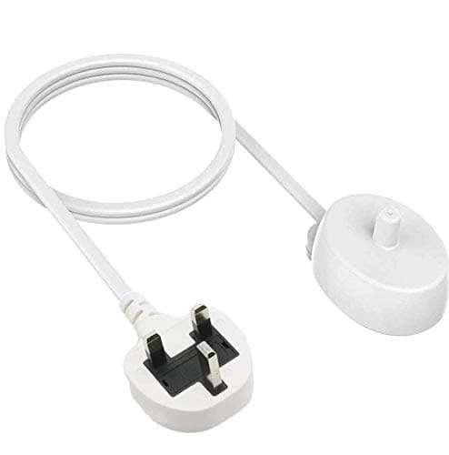 Electric Toothbrush Replacement Charger Base Compatible with Oral B iO3 iO4 iO5 iO6 PRO/DB Series Inductive Charging Base Portable Waterproof Power Cord Environmental ABS Model 3757 for Travel