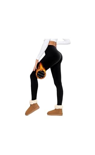 Thermal Leggings Women Fleece Lined Tights Yoga Pants Winter Warm Leggins