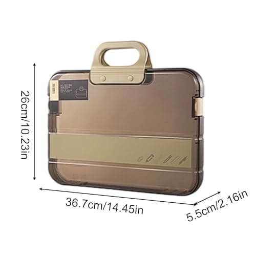 Document Bag A4 Waterproof Clear Paperwork Bag — view 6