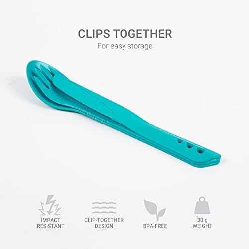 Lifeventure Ellipse Reusable 4-Piece Camping Tableware & Cutlery Set — view 3