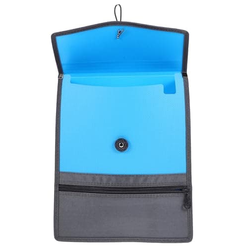 Alipis Document Pouch Canvas Folder for Men Zippered Money Bags Zipper Portable Files Bag Documents Organizer for Travel Women Canvas Envelope Large Capacity File Organizer