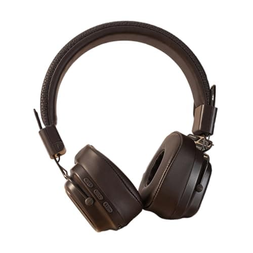 Wireless Headphones - Travel Over Ear Headset, Blue-Tooth Headphones, Noise Cancelling Wireless, Vintage Heavy Bass for Women Men, Portable Head-Mounted Headset