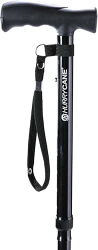 Drive Devilbiss HurryCane - Comfort Edition Walking Stick in Black