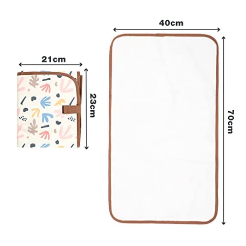 Lekebaby Foldable Baby Changing Mat - Travel & Portable — view 2