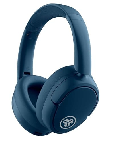 JLab JBuds LUX ANC Headphones - Over Ear Bluetooth with Mic, Navy