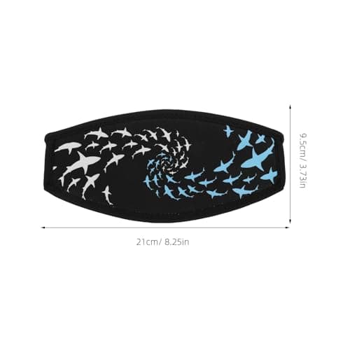 CATIEBYE Double Layer Swimming Mask with Anti Fog Neoprene Strap — view 2
