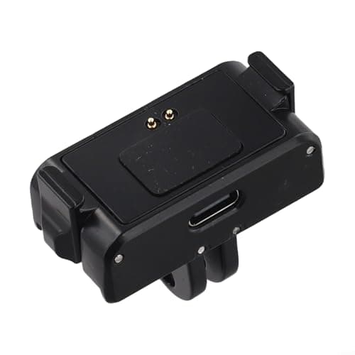 Metal Rechargeable Battery Grip for DJI For Osmo For Nano Action Camera, Magnetic Quick Release Adapter with Portable Power Solution for Travel, Compact Black Design — view 6