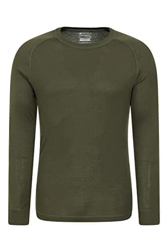 Mountain Warehouse Talus Mens Isotherm Base Layer Top Khaki (R M — view 6