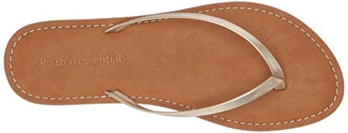 Amazon Essentials Women's Thong Sandal, Gold, 8 — view 5