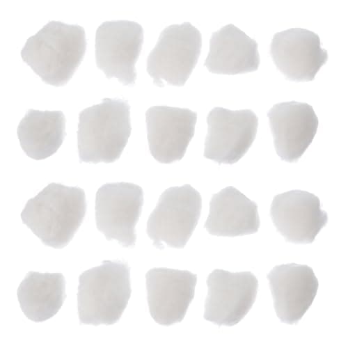 Healeved 12bags Cotton Ball Cotton Balls for Wound Care Absorbent Supplies First Aid Accessories Use in Home Cleaning as Part Emergency Kit