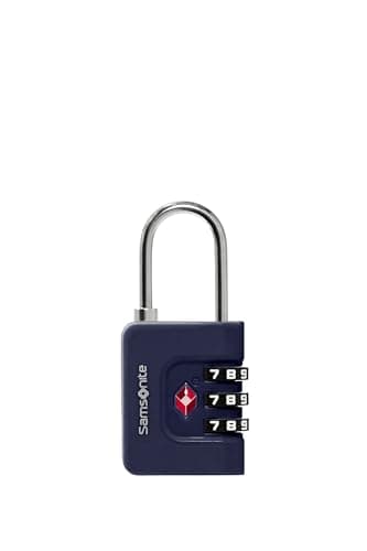 Samsonite TA Revolution - TSA Combination Lock with 3-Digit Code, Secure Luggage Lock for suitcases & Bags, Suitcase Lock, Blue (Midnight Blue) — view 2