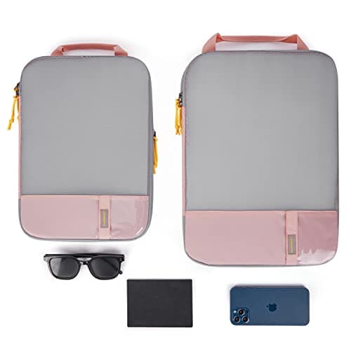 BAGSMART 2pcs Compression Travel Packing Cubes for Suitcases Backpack — view 6