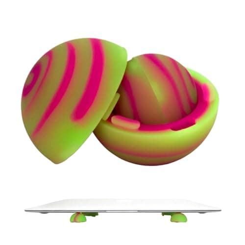 Hemisphere Pad Laptop – Silicone Rubber Components, Small Portable Non Slip Cooling Stand Multifunctional Stable Riser | Ergonomic Thermal Management For Notebook Desktop Office Work Study Travel — view 2