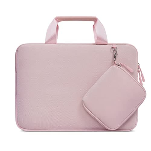 MOSISO Laptop Case 13.3 inch, 13-13.3 inch Laptop Sleeve Bag, Pink