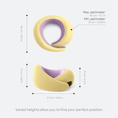 Ostrichpillow GO Travel Pillow, 360° Memory Foam support, Soft & Washable — view 4