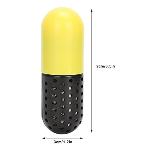 Shoe Deodorizer Pills, Long-Lasting Shoes Capsules Shoes Freshener Convenient for Shoes Wardrobe Bags Car (Yellow Black) — view 6