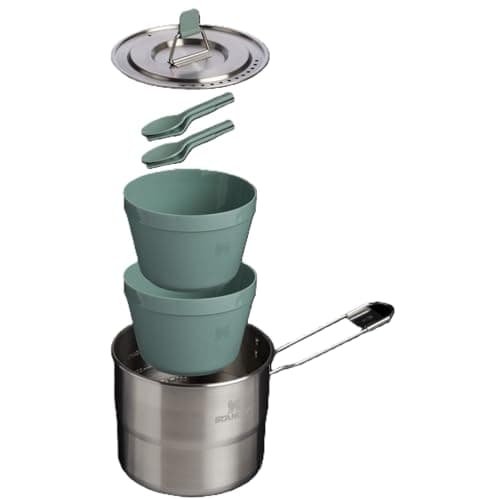 Stanley 1913 Wildfare Go Two Bowl Cookset 1.1L - Shale/Charcoal