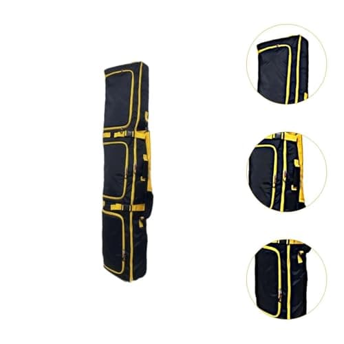 LVCHAO Snowboard Bag Snowboard Bag Ski Bag Men Women Snowboarding Storage for Air Travel Snowboard Carry Case Ski Equipment Bag Snowboard Backpack Board Bags Ski Bag(Black Yellow) — view 4