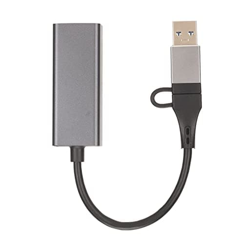Cocoarm Type C to RJ45 Adapter 10 100 1000Mbps, USB 3.0