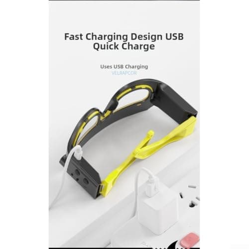 Motion Sensor LED Headlamp Rechargeable USB-C Gesture Control(B) — view 4