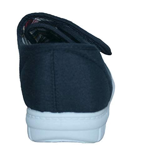 Mens Wider Fitting Casual Holiday Beach Walking Canvas Pump Trainers Deck Shoes Loafer Size 7-12 (Kevin Navy, UK Footwear Size System, Adult, Men, Numeric, Medium, 9) — view 3