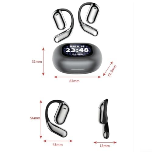 Translator Earbuds Two-Way Talk Business Travel Use(Gray) — view 3