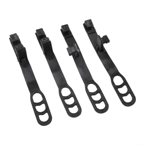 Black Rubber Headlamp Mount Bands 19cm for Dual Sport Fit Black