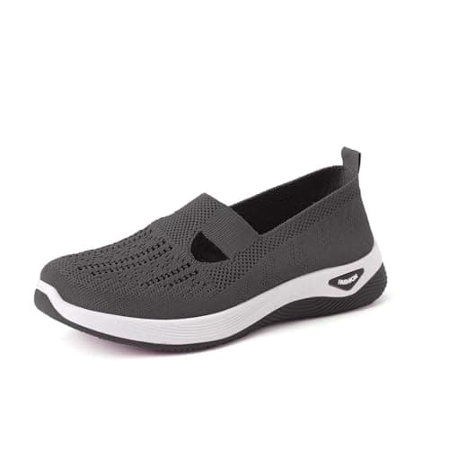 Women Orthopedic Casual Shoes Breathable Soft Sole Orthopedic Walking Shoes Women Orthopedic Walking Sneaker Lightweight Athletic Walking Shoes Lavender — view 5